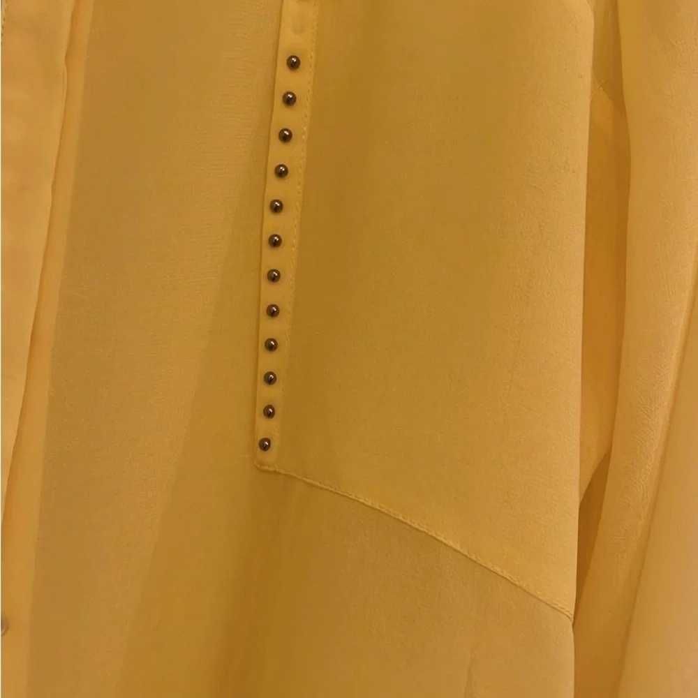 PENNY BLACK Yellow Studded Blouse - Picture 2 of 7